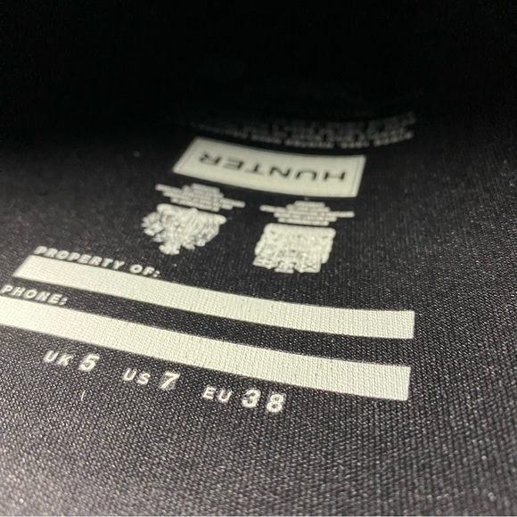 Hunter Original Tall Boots Black Gloss Women's Size 7 LEFT FOOT ONLY Amputee - Picture 6 of 6